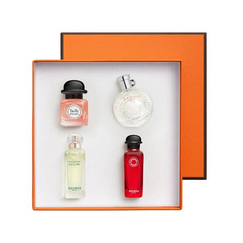 hermès mini fragrance discovery set|deluxe mini perfume sampler set.